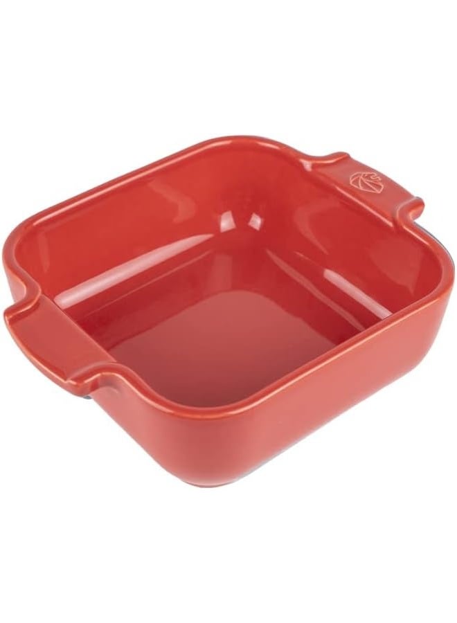 Peugeot Appolia Square Dish 18cm Red - Image 1