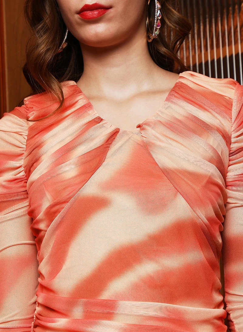 PINACOLADA Ruched Bodycon Dress