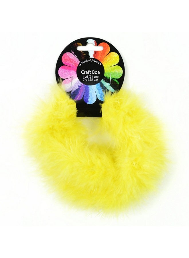 36857 Fluffy Craft Boa Yellow
