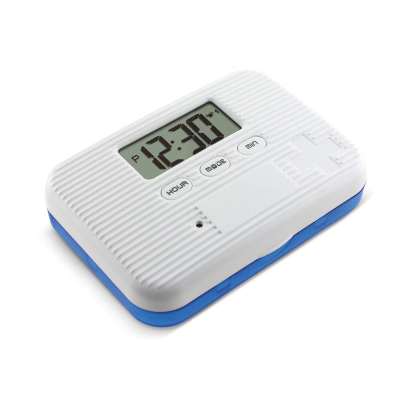 Portable Mini Smart Reminder Six-Compartment Reminder Pill Box Timer - Image 1