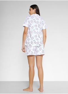 Disney Marie Jersey Shirt & Short Pj Set  - Image 2