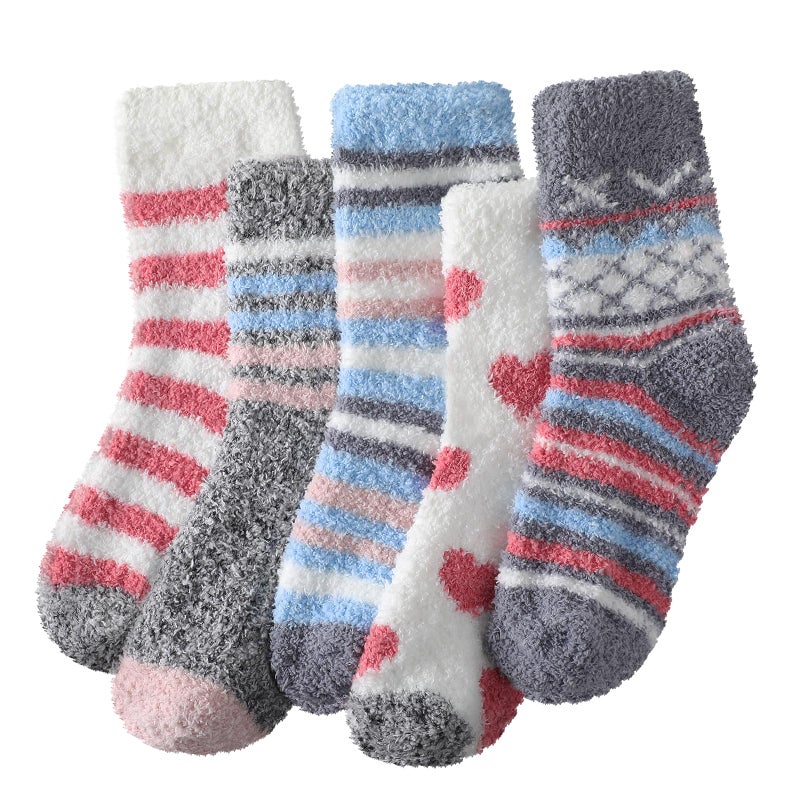 Premillow Fuzzy Socks for Women - Women's Fluffy Socks, Soft Cozy Sock for Women, Winter Thick Warm Fuzzy Sleeping Fluffy Sock for Womens - Image 1