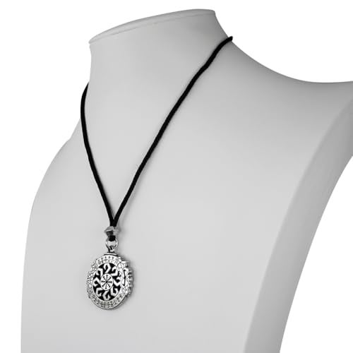 Pepi Pewter Invincibility in Battle Aegishjalmur Norse Viking Rune Pendant - Image 4