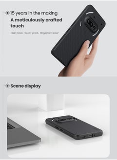 Nillkin For Nothing Phone 3a Case, TPU+PC Shockproof Bumper, Matte Anti-Fingerprint Back Cover, Side Anti-Slip Handle Protection Casing, Anti-fingerprint Slim Fit Mobile Phone Case  - Image 2