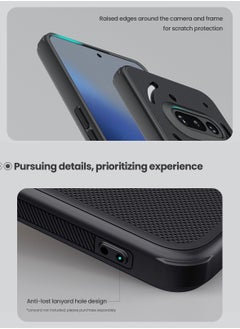 Nillkin For Nothing Phone 3a Case, TPU+PC Shockproof Bumper, Matte Anti-Fingerprint Back Cover, Side Anti-Slip Handle Protection Casing, Anti-fingerprint Slim Fit Mobile Phone Case  - Image 4