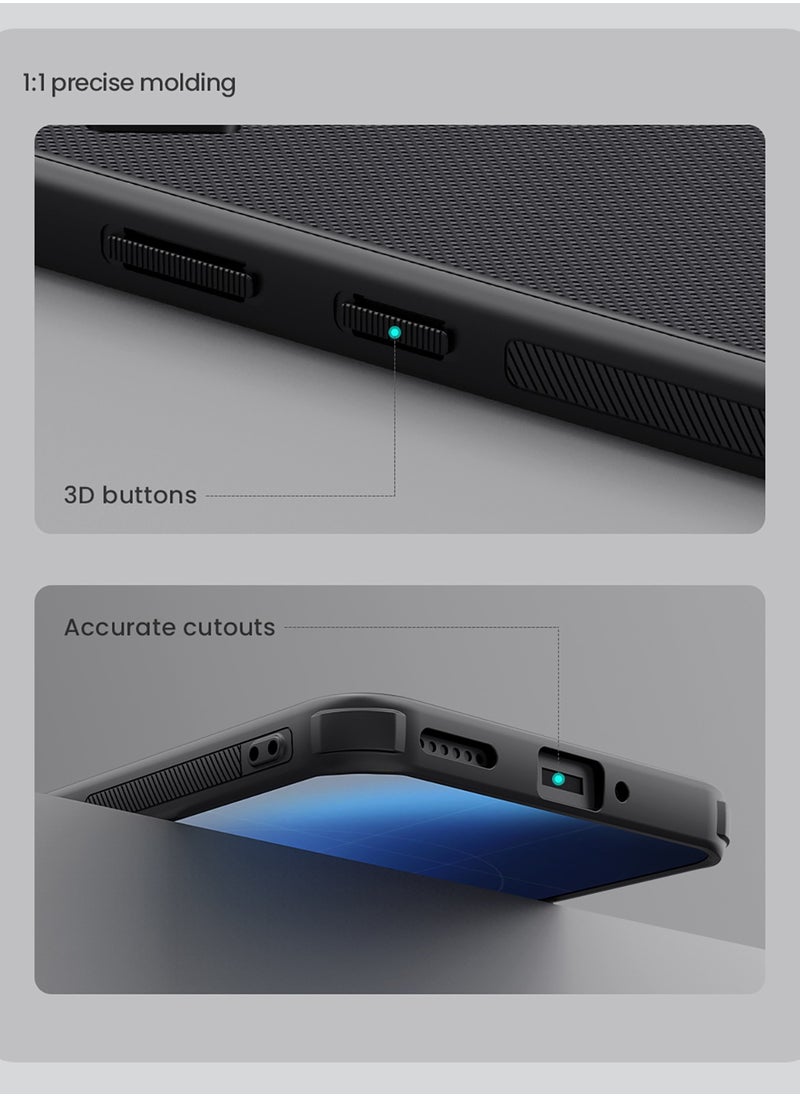 Nillkin For Nothing Phone 3a Case, TPU+PC Shockproof Bumper, Matte Anti-Fingerprint Back Cover, Side Anti-Slip Handle Protection Casing, Anti-fingerprint Slim Fit Mobile Phone Case  - Image 5