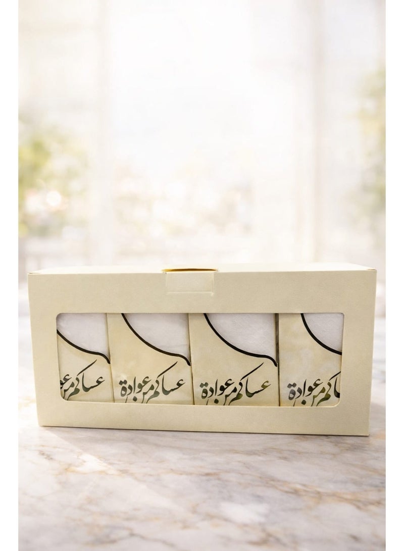 Eid Mubarak Printed Tissue Boxes – Pack of 12 | 3 Ply Soft Tissues | Eid Party & Home Use Decorative Tissue - Image 2