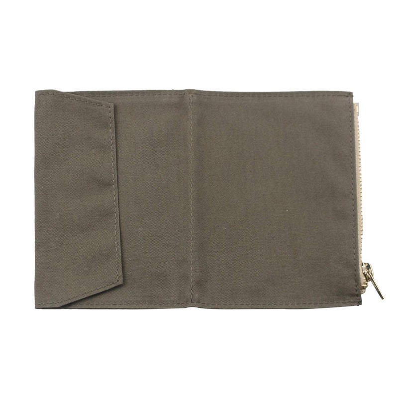 Dwpetzo Canvas Zipper Pocket Insert Pouch Refill for TN Travelers Notebook Accessories Paper Card Holder Storage Bag (Passport Size, OliveGreen) - Image 4