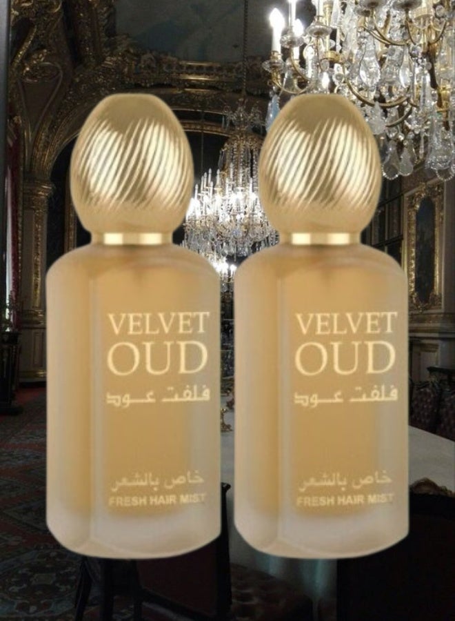 لطافة 2 قطع معطر شعر فلفت عود 50مل - Image 1