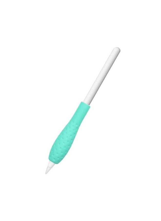ProElife - Ergonomics Grip Holder Silicone Protective Sleeve Cover For Apple Pencil 1St 2Nd Generation Ipad Pro 11'' 12.9'' 2021 2020 2018 Stylus Accessories Kits (Green) - Image 1