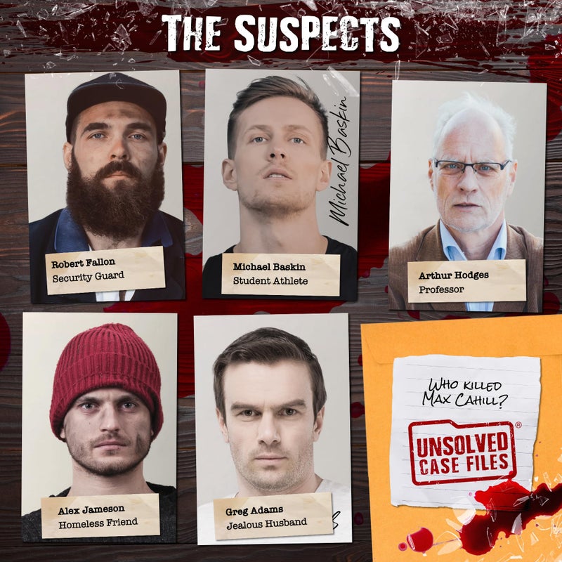 Unsolved Case Files | Cahill, Max - Cold Case Murder Mystery Game - Can You Solve The Crime? - Image 4