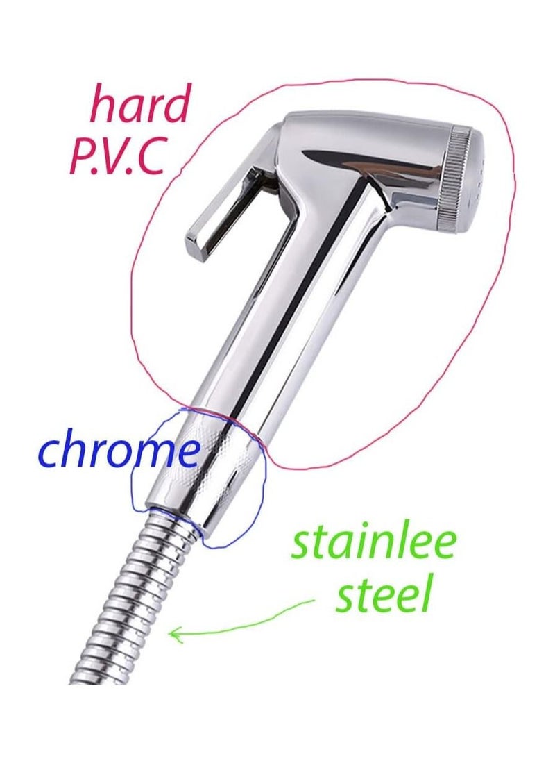 Generic Luxury Stainless Steel Toilet Bidet Bath Bidet Diaper Easy to Install Spray Great Water Pressure  - Image 3