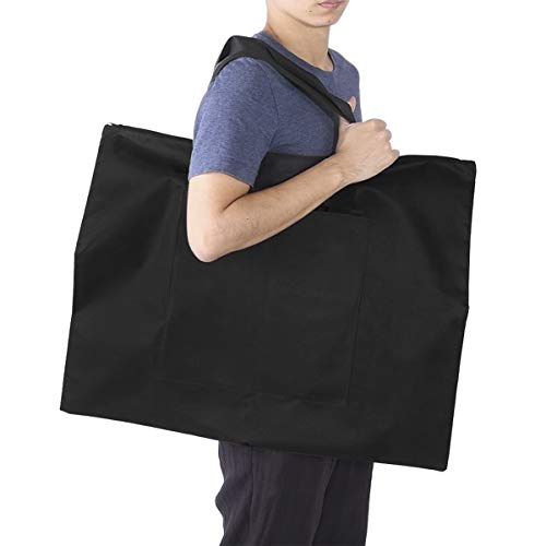 RUIXIB A2 Waterproof Canvas Drawing Painting Board Bag,Black Drawing Sketching Painting Art Carry Case Storage File Bag Sketchpad Portfolio Tote Handbag - Image 1