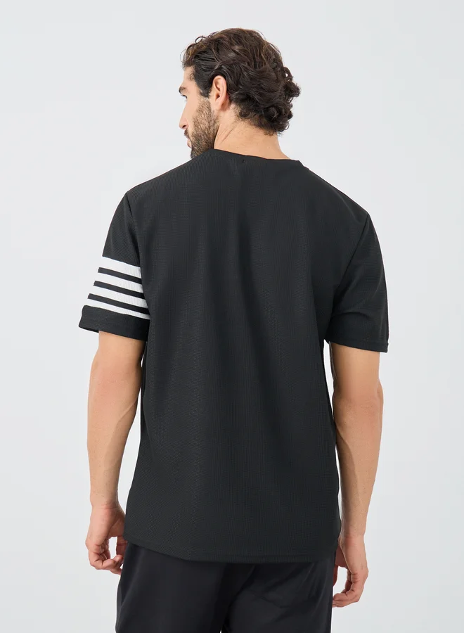 Styli Styli Striped Short Sleeve Oversized T-Shirt