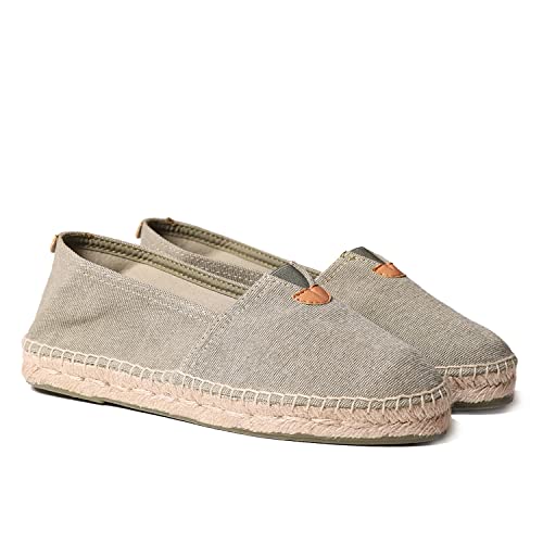 Toni Pons Classic Unisex Espadrille - BLANES-ER - Khaki - 36 EU - Image 1