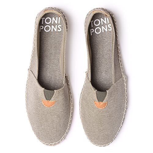 Toni Pons Classic Unisex Espadrille - BLANES-ER - Khaki - 36 EU - Image 3