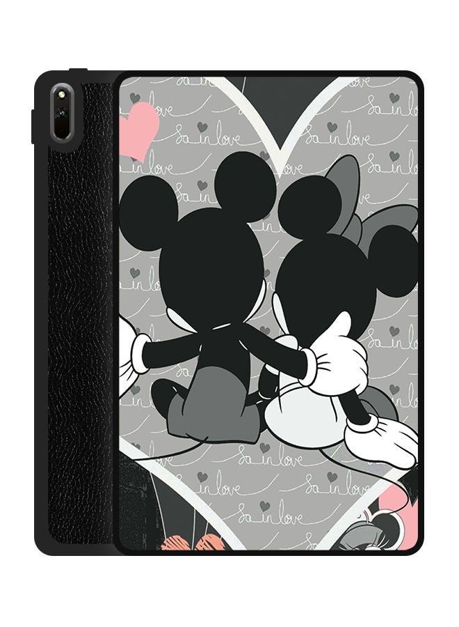 Theodor Protective Flip Case Cover For Huawei MatePad 11 2021 Mickey Minnie - Image 1
