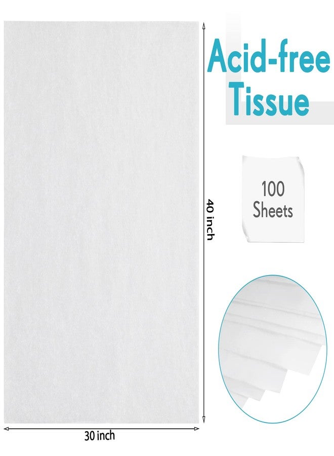 Fainne 100 Sheets 30 x 40 Inch White Acid Free Archival Tissue Paper Lignin Free Unbuffered Paper for Photo Textiles Prints Documents Letters Preserving Separating Long Term Storage - Image 2
