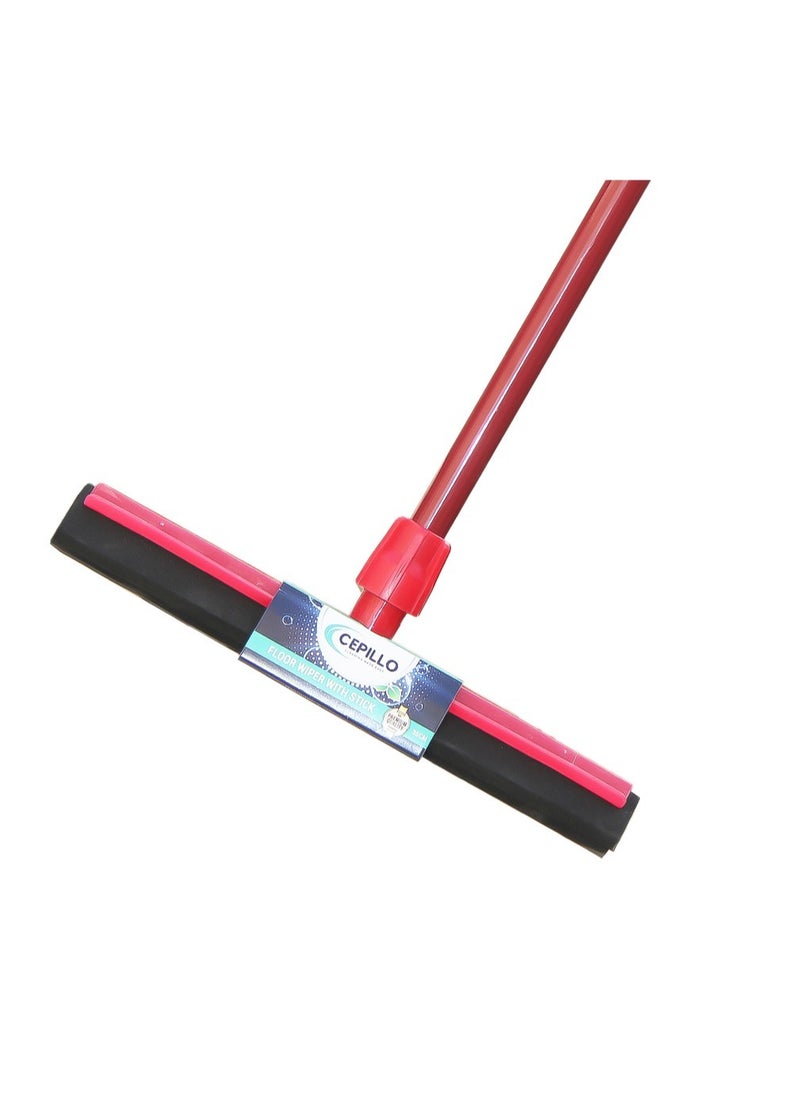 CEPILLO - CEPILLO Floor Wiper With 35cm long Stick Multipurpose RED CP609 - Image 1