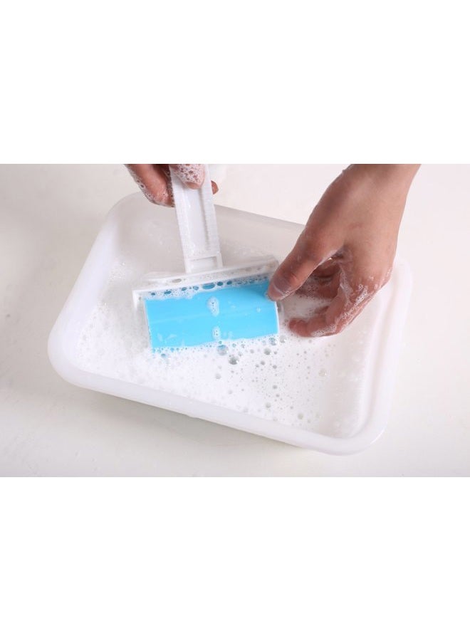 iLifeTech Reusable Sticky Picker Set Cleaner Lint Roller Pet Hair Remover Brush, Blue - Image 4