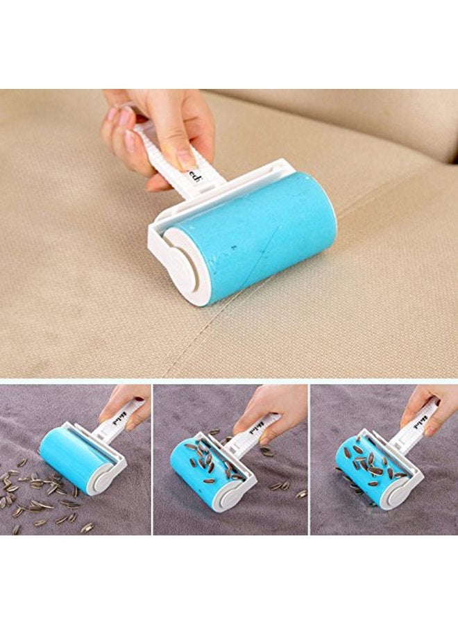 iLifeTech Reusable Sticky Picker Set Cleaner Lint Roller Pet Hair Remover Brush, Blue - Image 2