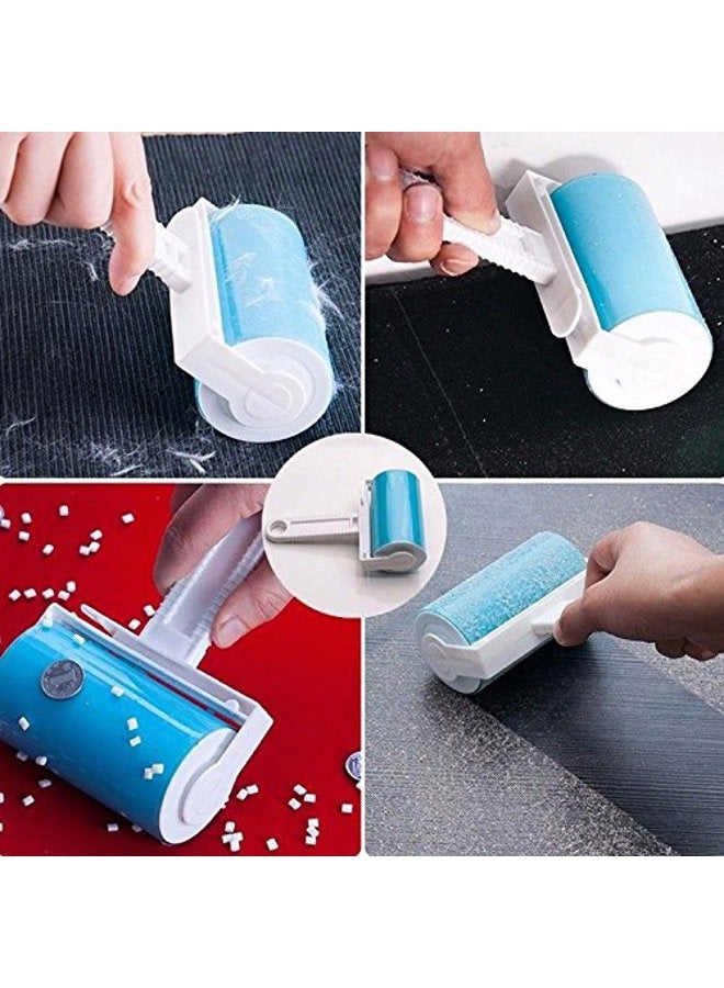 iLifeTech Reusable Sticky Picker Set Cleaner Lint Roller Pet Hair Remover Brush, Blue - Image 3