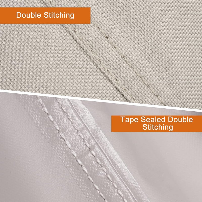 MR. COVER Pyramid Patio Heater Cover for Hiland, Outdoor Cover Waterproof, Propane Heater Heavy Duty with Zipper, 21W x 21D x 90H - Image 5