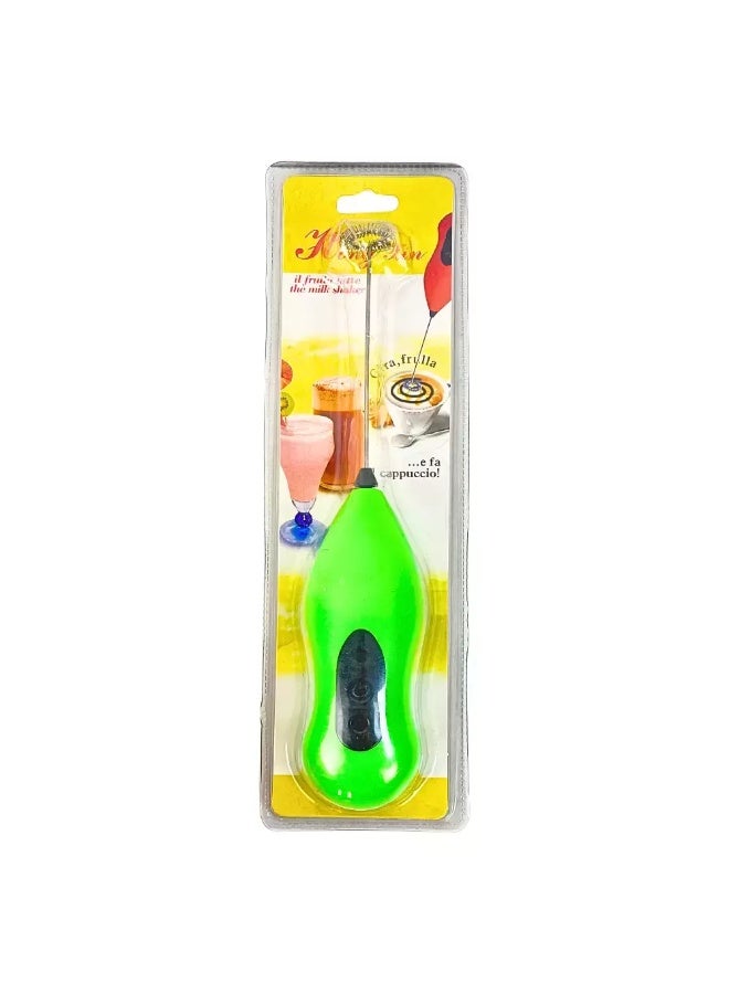 HongXin خلاط قهوة يدوي من هونغ شين مع خافق من الفولاذ المقاوم للصدأ - أخضر - Image 1