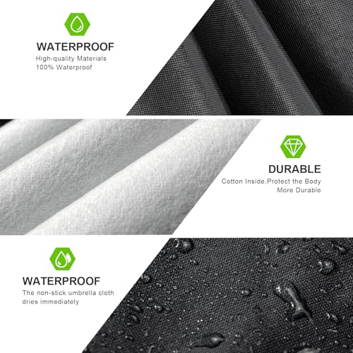 KouKou SUV Car Cover Waterproof All Weather, 7 Layers Outdoor Jeep Car Covers for Automobiles Rain Snow UV Protection, Universal Fit BMW X5, Ford Explorer, Acura MDX, ect.(Length 191-201 inch) - Image 2