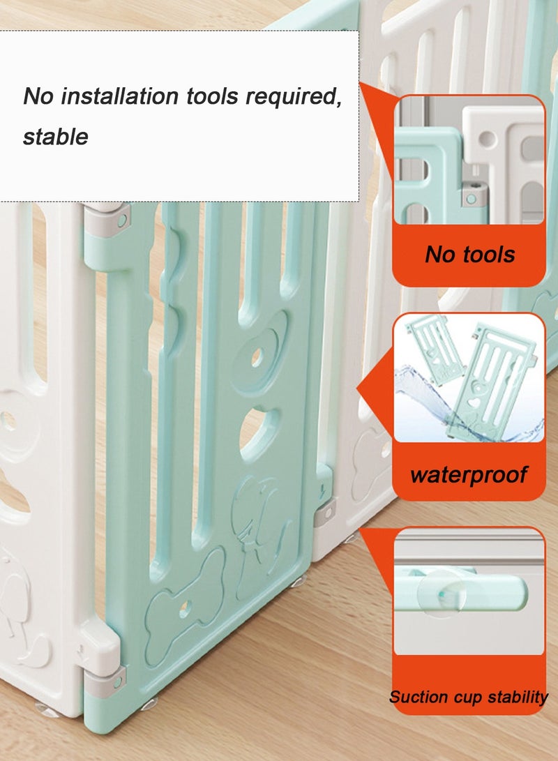 كيدل سياج للكلاب معزول داخليًا للحيوانات الأليفة، حظيرة لعب للجراء، حاوية للكلاب، لوازم الكلاب 103*70*65 سم - Image 4