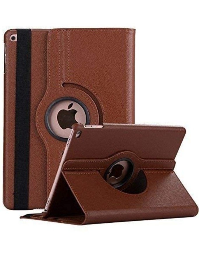 ELTRAZONE Smart 360 Degree Rotating Stand Case Cover for Apple iPad 10.2 Inch (9th Gen 2021, 8th Gen 2020, 7th Gen 2019) - Brown - Image 1