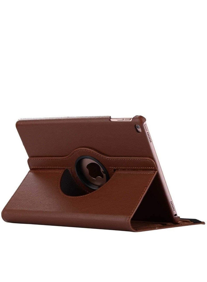 ELTRAZONE Smart 360 Degree Rotating Stand Case Cover for Apple iPad 10.2 Inch (9th Gen 2021, 8th Gen 2020, 7th Gen 2019) - Brown - Image 4