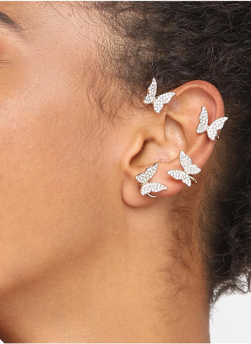 SOHI Party Cuff Earrings