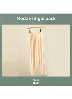 Generic Modal Cotton Stretch Leggings for Women 1276# skin color 