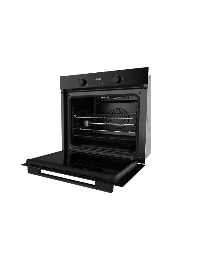تيفا فرن غاز ديجيتال بلت إن، 60 سم، 82 لتر، أسود، QGSTL BLACK DT - Image 3