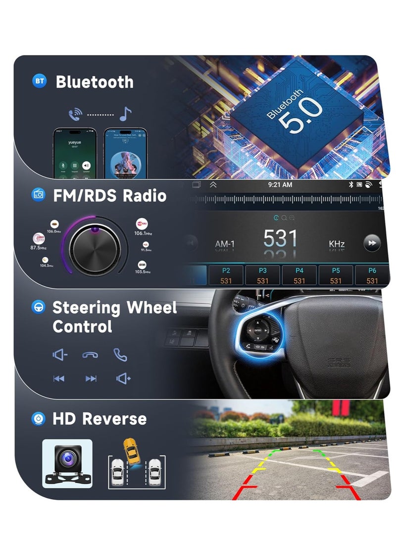 Generic - [8 CORE 4G+64G] for Honda CRV 2012-2016 Car Radio with Wireless Carplay/Android Auto, 9 Inch Android 13 IPS Touch Screen Car Stereo, Bluetooth, GPS Navi, WiFi, SWC, DSP + Backup Camera - Image 1