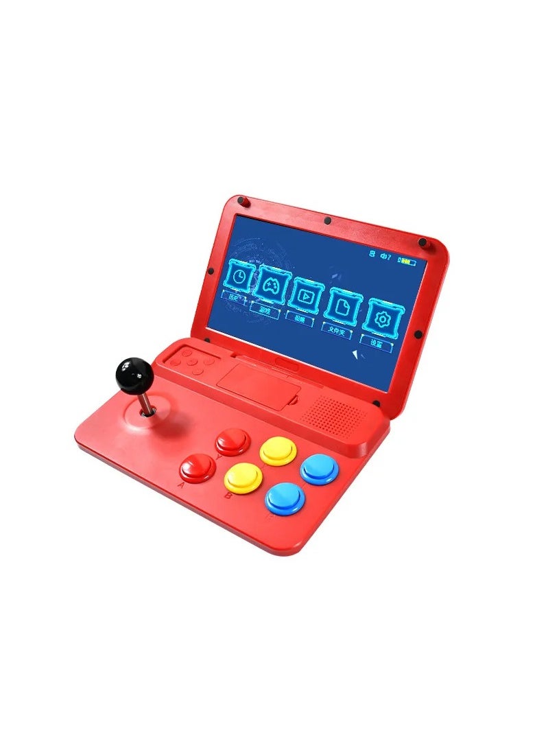 Verci A13 Retro Game Arcade 10 Inch Hd Large Screen Game Machine Folding Flip Rk3128 Chip Cpu Simulator Detachable Joystick (64G)  - Image 2