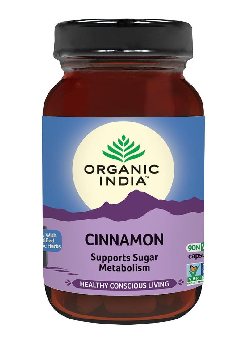 Organic India ORGANIC INDIA CINNAMON 90 CAPS : 51258 