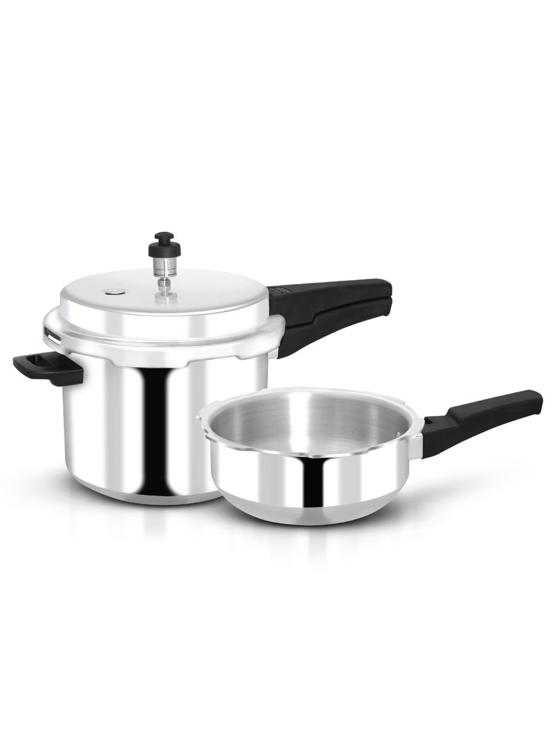 Olsenmark طنجرة ضغط من الفولاذ المقاوم للصدأ سعة 4 لتر من Olsenmark OMPC2460 - طنجرة خفيفة الوزن ومتينة مع غطاء - Image 3