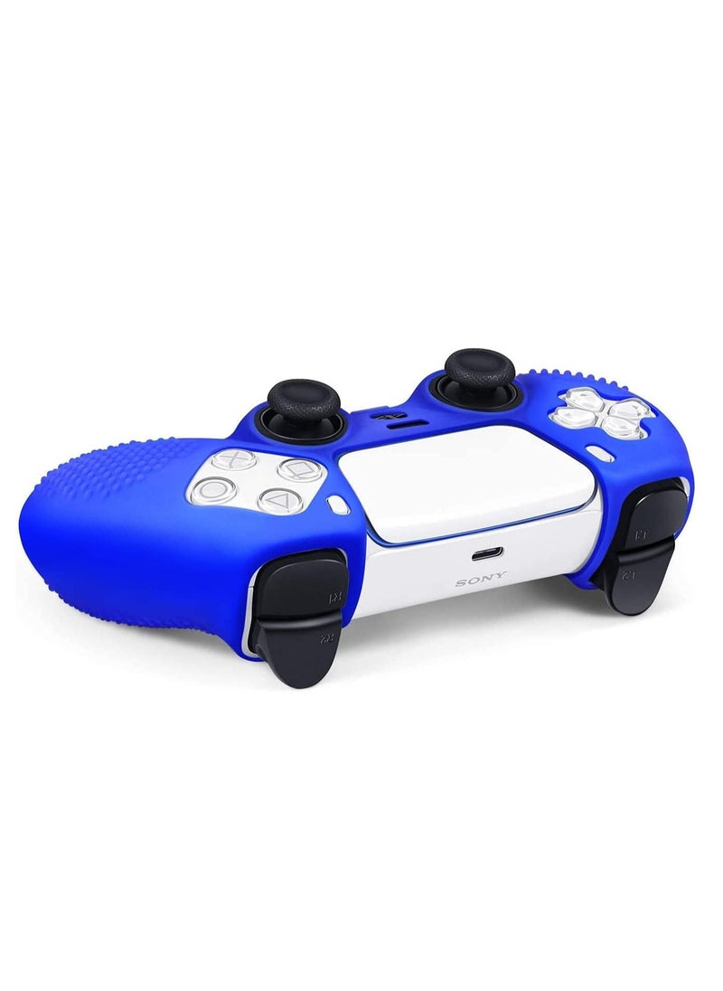 Generic PS5 Controller Silicone Cover Ultra Grip Anti-Slip Cover Protective Case Sleeve for Sony Playstation 5 Controller (Blue)  - Image 5
