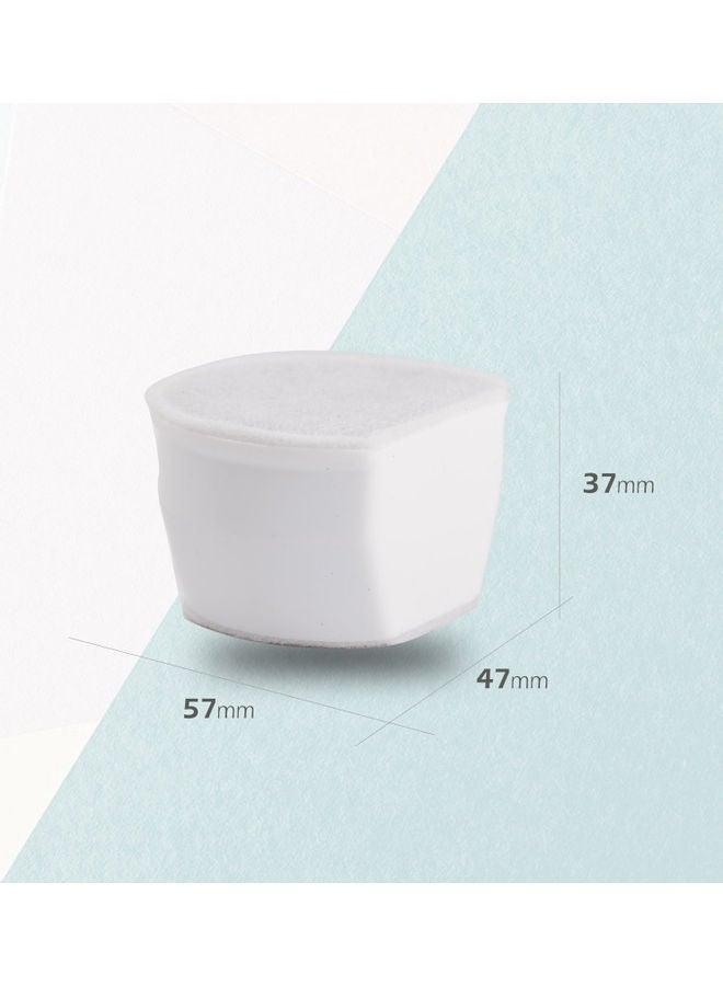 NIBEMINENT 12-Piece Cat Water Fountain Filters White 20x4x18cm - Image 3