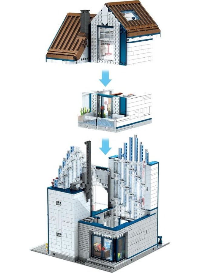 Mould King 2788-Piece Modern Library Building Set – Modular City Architecture – Compatible with Major Brands - Image 3