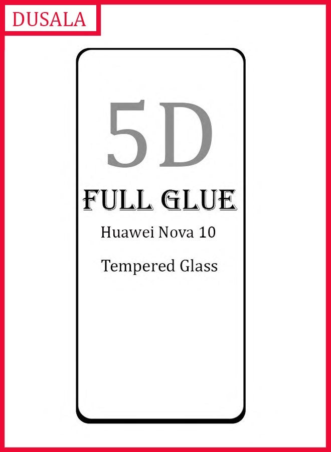 DUSALA Huawei Nova 10 Screen Protector Tempered Glass Guard Full Glue Edge-to-Edge Screen Protector for Huawei Nova 10 - Image 1