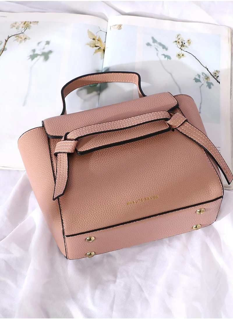 Haute Sauce Women's The Cruise Hand Bag - Nude Pink