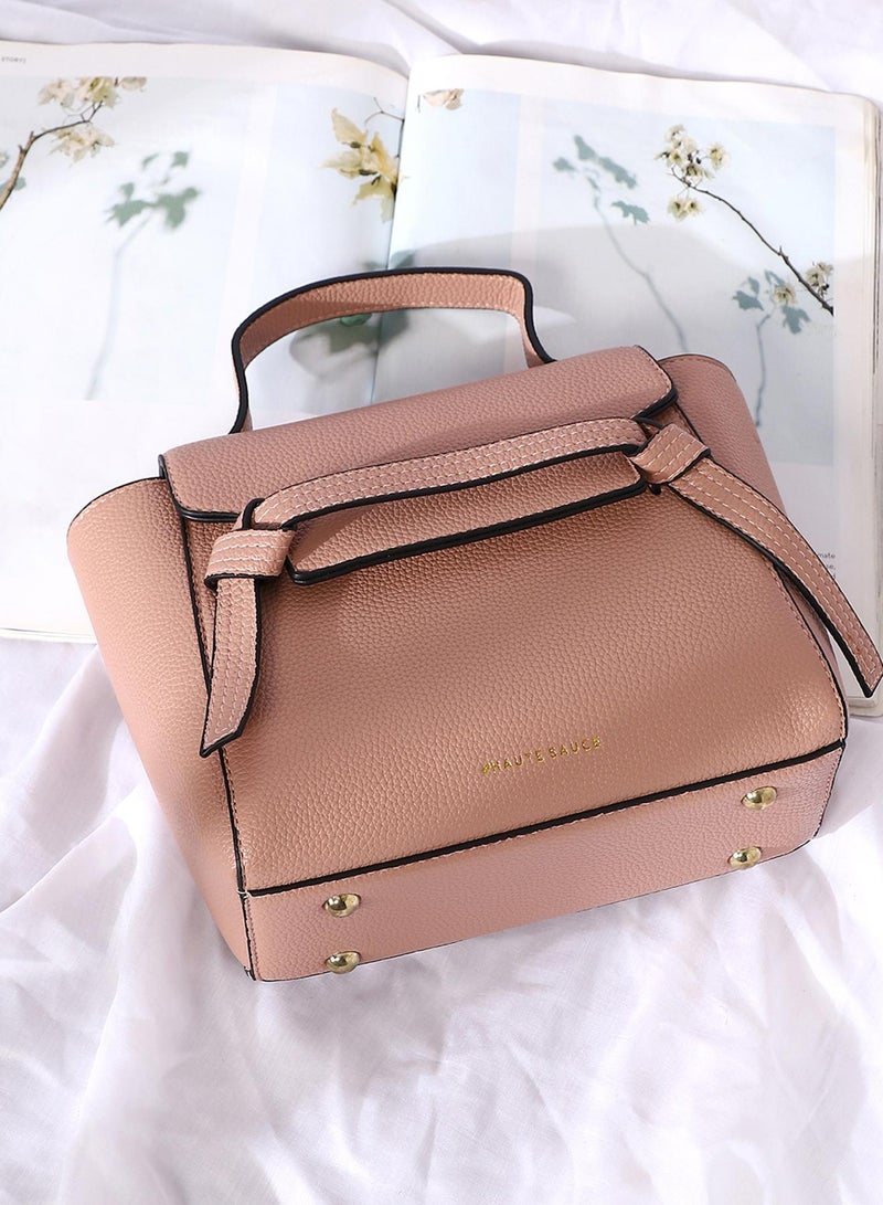 Haute Sauce Women's The Cruise Hand Bag - Nude Pink - Image 1