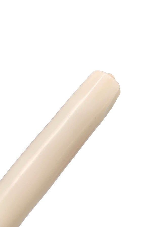 D'light Online Elegant Cream Ivory Taper Candles 10 Inch Premium Quality Candles, Hand-Dipped, Dripless Tapered Candles, Smokeless and Unwrapped Bulk Pack for Events - Set of 12 (10 Inch, Ivory) - Image 3