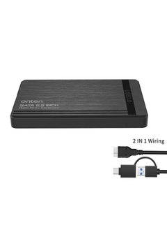 onten UHD1 2.5 inch HDD / SSD External Case Enclosure  – USB 3.2 Gen1 / USB-C to SATA  Rack – Up to 5TB – External Hard Disk Drive Carrying for Laptop , PC | OTN-UHD1  - Image 3