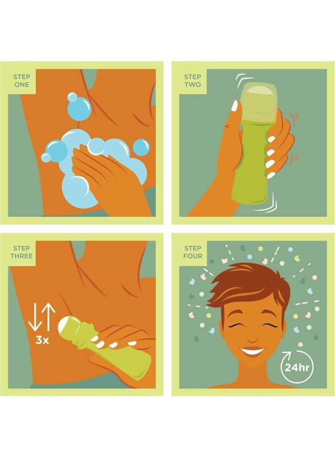 Ban Invisible Roll-on Antiperspirant Deodorant for Women and Men, 24-hour Underarm Odor & Sweat Protection, Satin Breeze, 3.5 Oz, Pack of 4 - Image 5