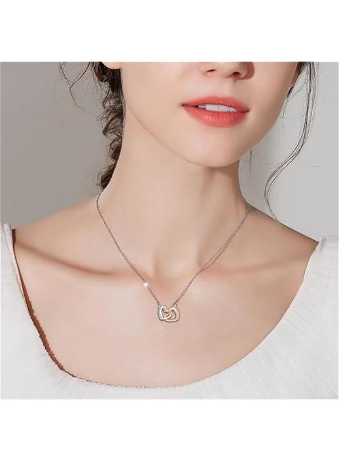 Arabest Sister Gifts From Sister Necklaces For 2 Big Sister Little Sister Birthday Gifts 925 Sterling Silver  Gifts With Message Card &Gift Box - Image 5