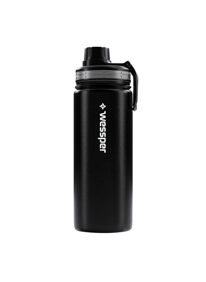 زجاجة حرارية من ويسبر ActiveMax Steeline سعة 500 مل – أسود - Image 4
